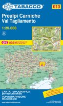   013 Prealpi Carniche - Val Tagliamento 1:25.000 túristatérkép - TABACCO 