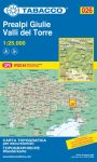 026 Prealpi Giuli - Valli del Torre 1:25.000 túristatérkép - TABACCO 026 Prealpi Giuli - Valli del Torre 1:25.000 túristatérkép - TABACCO