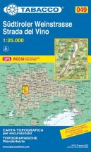   049 Südtiroler Weinstraße/Strada del Vino 1:25.000 túristatérkép - TABACCO 