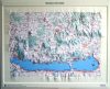 Balaton-felvidék domború térkép (keretezett)