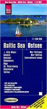 Ostsee - Balti-tenger autóstérkép várostérképekkel