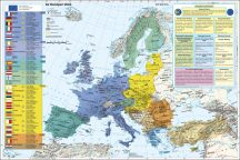 Az Európai Unió falitérképe - fémléces