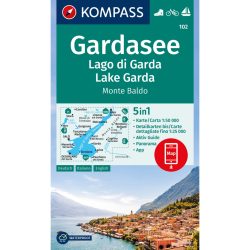 Garda-tó turistatérkép - Kompass 102 - 2024