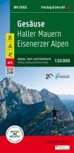   WK 0062 Gesäuse, gyalogos, kerékpáros és szabadidős térkép 1:50 000