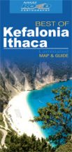 Kefalonia laminált térkép /Görögország / Nakas
