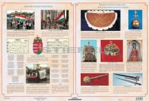   Magyar nemzeti jelképek / Magyar nemzeti ereklyék 65*45 cm - asztali fóliázott könyöklő 
