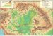 Magyarország domborzata / A Kárpát-medence domborzata 65*45 cm - térképtűvel szúrható, keretezett
