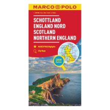 Skócia és Észak-Anglia autótérkép - Marco Polo