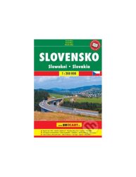 Szlovákia autóatlasz kerékpárutakkal és turistautakkal / Freytag Szlovákia autóatlasz kerékpárutakkal és turistautakkal / Freytag