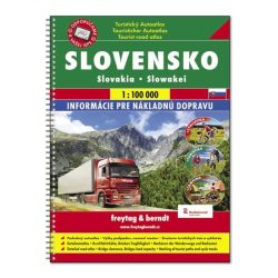 Szlovákia autóatlasz kerékpárutakkal és turistautakkal / Freytag Szlovákia autóatlasz kerékpárutakkal és turistautakkal / Freytag