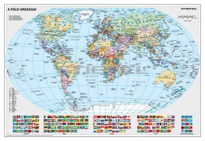 világ ország térkép A Föld országai falitérkép 100*70 cm   lécezett   A Lurdy Há