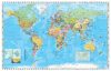 A Világ (The World) falitérkép XXL 216*147 cm - íves papír vagy fóliás A Világ (The World) falitérkép XXL 216*147 cm - íves papír vagy fóliás