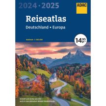   ADAC ReiseAtlas D/EU 2024/2025 - Deutschland - Europa - Németország - Európa atlasz - kötött