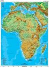 Afrika domborzata iskolai falitérkép - egyoldalas - választható méret - fóliás, alul-felül faléces Afrika domborzata iskolai falitérkép - egyoldalas - választható méret - fóliás, alul-felül faléces