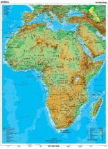 Afrika domborzata, DUO 160*120 cm, laminált, faléces