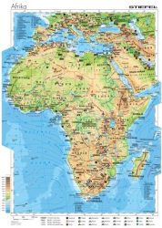 Afrika gazdasága, 160*120 cm, laminált, faléces