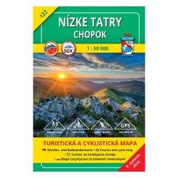 Alacsony-Tátra, Chopok turistatérkép és kerékpáros térkép - Nízke Tatry, Chopok - VKÚ TM 122