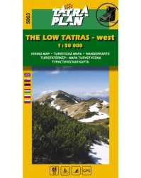 Alacsony-Tátra (nyugati) turistatérkép TP 5003