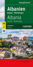 Albánia, Koszovó, Montenegro autóstérképe  - 2026