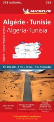 Algéria, Tunézia - autóstérkép - Michelin 743
