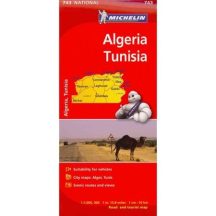 Algéria, Tunézia - autóstérkép - Michelin