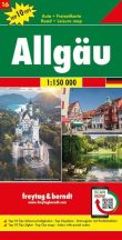Allgäu térkép, Top 10 tipp, 1:150 000