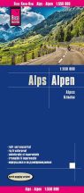 Alpok autótérkép