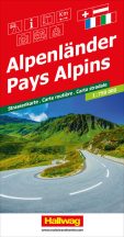 Alpok turistatérkép  - Hallwag