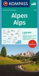 Alpok turistatérkép - KOMPASS 350 Alpok turistatérkép - KOMPASS 350