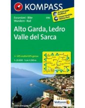 Alto Garda / Val di Ledro turistatérkép - KOMPASS 096