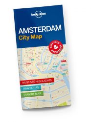 Amszterdam - Lonely Planet -  laminált várostérkép