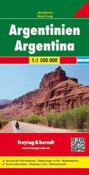 Argentína - autóstérkép