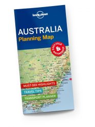 Ausztrália - Lonely Planet -  útvonaltervező autóstérkép