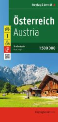 Ausztria autótérképe 1:300 000 - 2026 Ausztria autótérképe 1:300 000 - 2026