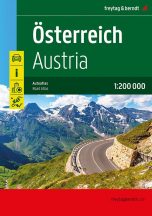 Ausztria autóatlasz 1:200000 - 2022