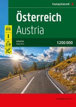 Ausztria autóatlasz 1:200000 - 2025