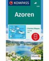 Azori-szigetek turistatérkép - KOMPASS 2260