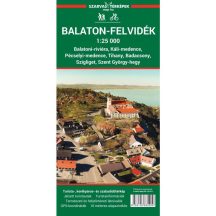   Balaton-felvidék - turistatérkép- Balaton és környéke - Szarvas 2024