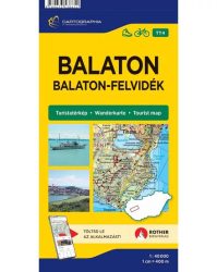 Balaton turistatérkép 1:40 000 TT4