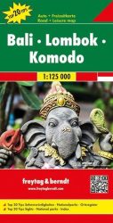 Bali · Lombok · Komodo térkép 
