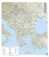 Balkáni államok - Délkelet-Európa falitérkép 86*95 cm - íves papír Balkáni államok - Délkelet-Európa falitérkép 86*95 cm - íves papír
