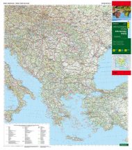   Balkáni államok - Délkelet-Európa falitérkép 86*95 cm - mágnessel jelölhető, keretezett