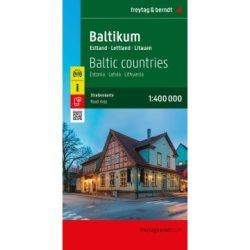 Baltikum autóstérkép -Észtország - Lettország - Litvánia - Freytag 2025