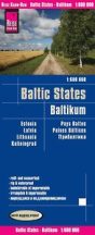 Balti országok - Baltikum autótérkép