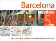 Barcelona - várostérkép, popout