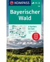 Bayerischer Wald (Bajor erdő) 3 részes térképszett - KOMPASS 198