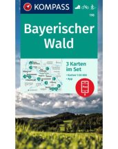   Bayerischer Wald (Bajor erdő) 3 részes térképszett - KOMPASS 198