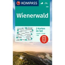 Bécsi-erdő turistatérkép - KOMPASS 208