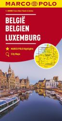Belgium és Luxemburg térkép - Marco Polo