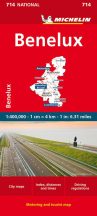 Benelux államok - autóstérkép - Michelin 714